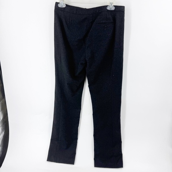 ✅ JIL SANDERS BLACK WOOL STRAIGHT LEG Black Trousers SIZE 34 - Picture 7 of 7